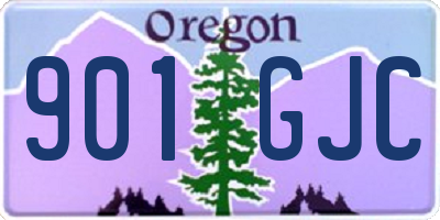 OR license plate 901GJC