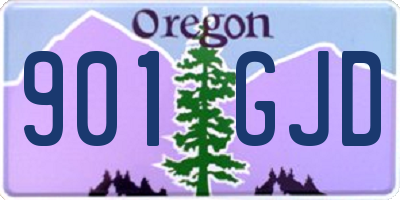 OR license plate 901GJD