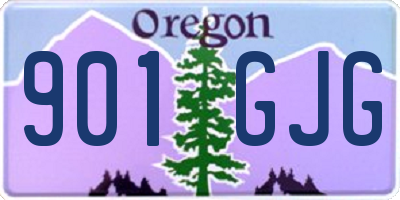 OR license plate 901GJG