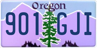 OR license plate 901GJI