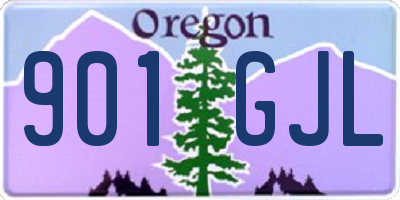OR license plate 901GJL
