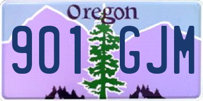OR license plate 901GJM
