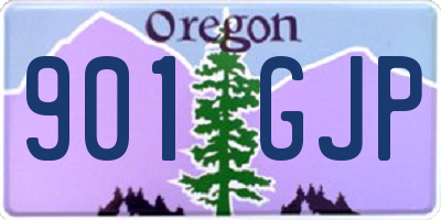 OR license plate 901GJP
