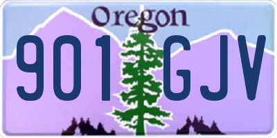 OR license plate 901GJV