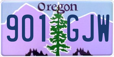 OR license plate 901GJW