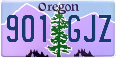 OR license plate 901GJZ