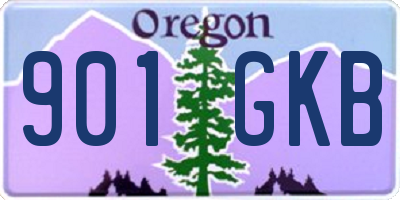 OR license plate 901GKB