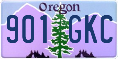 OR license plate 901GKC