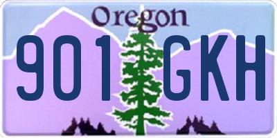 OR license plate 901GKH