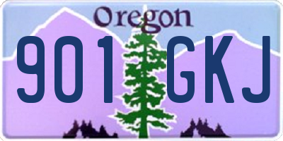 OR license plate 901GKJ