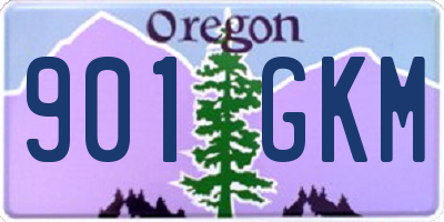 OR license plate 901GKM