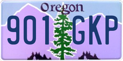 OR license plate 901GKP