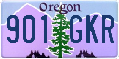 OR license plate 901GKR