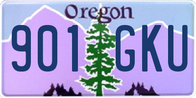 OR license plate 901GKU