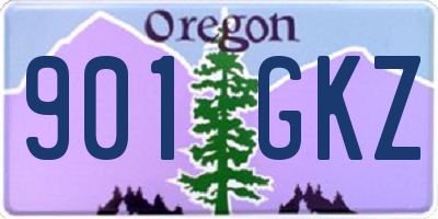 OR license plate 901GKZ