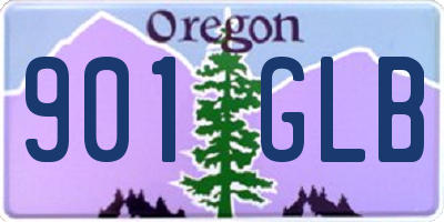OR license plate 901GLB