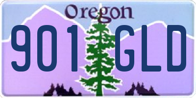 OR license plate 901GLD