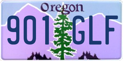 OR license plate 901GLF
