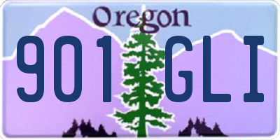 OR license plate 901GLI