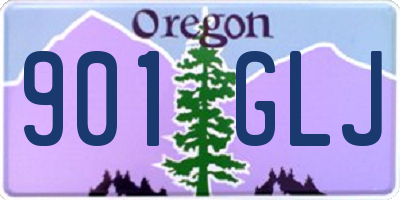OR license plate 901GLJ