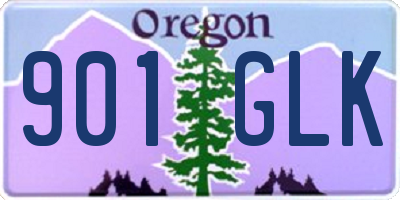 OR license plate 901GLK