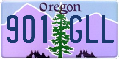 OR license plate 901GLL
