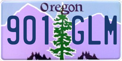 OR license plate 901GLM