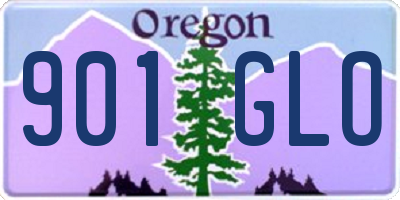OR license plate 901GLO