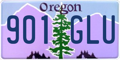 OR license plate 901GLU