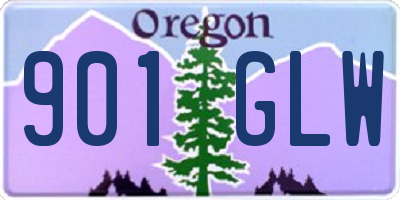 OR license plate 901GLW