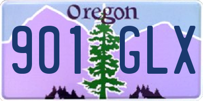 OR license plate 901GLX