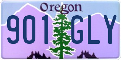 OR license plate 901GLY