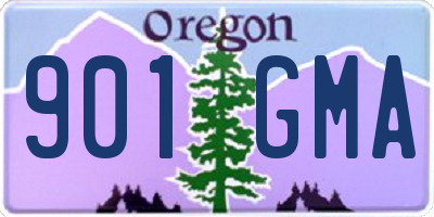 OR license plate 901GMA