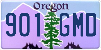 OR license plate 901GMD