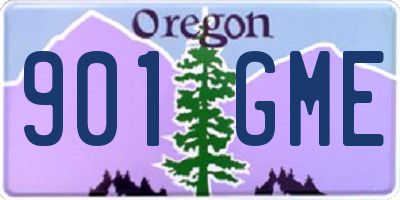 OR license plate 901GME