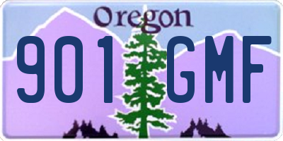 OR license plate 901GMF