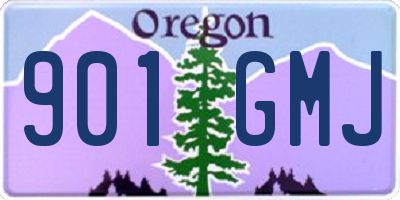 OR license plate 901GMJ