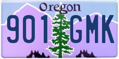 OR license plate 901GMK
