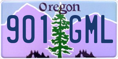 OR license plate 901GML