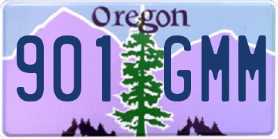 OR license plate 901GMM