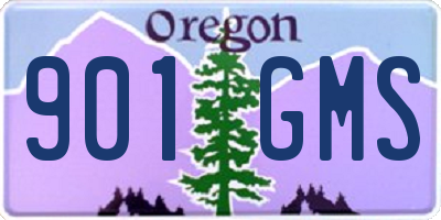 OR license plate 901GMS