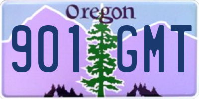 OR license plate 901GMT