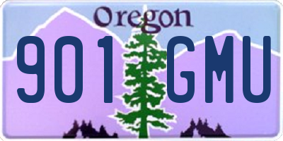 OR license plate 901GMU
