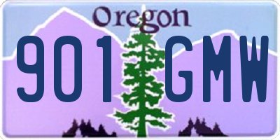 OR license plate 901GMW