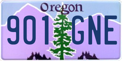 OR license plate 901GNE