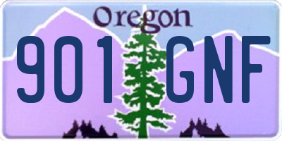 OR license plate 901GNF