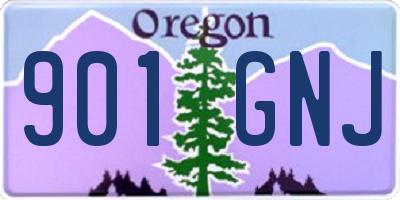 OR license plate 901GNJ