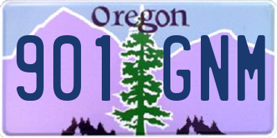 OR license plate 901GNM