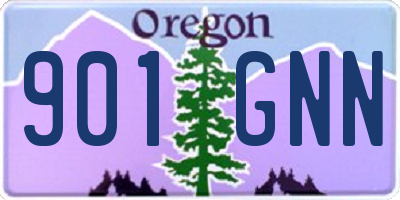 OR license plate 901GNN