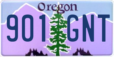 OR license plate 901GNT